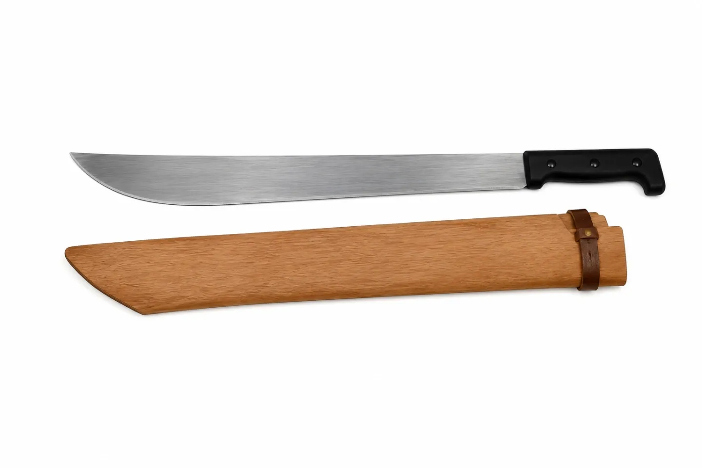 Machete, 20 in, with Leather Cover