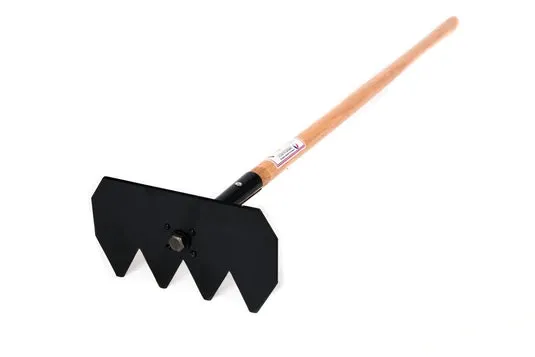 [FHU 100 05] Fire Rake, 4 Teeth and Hoe Head