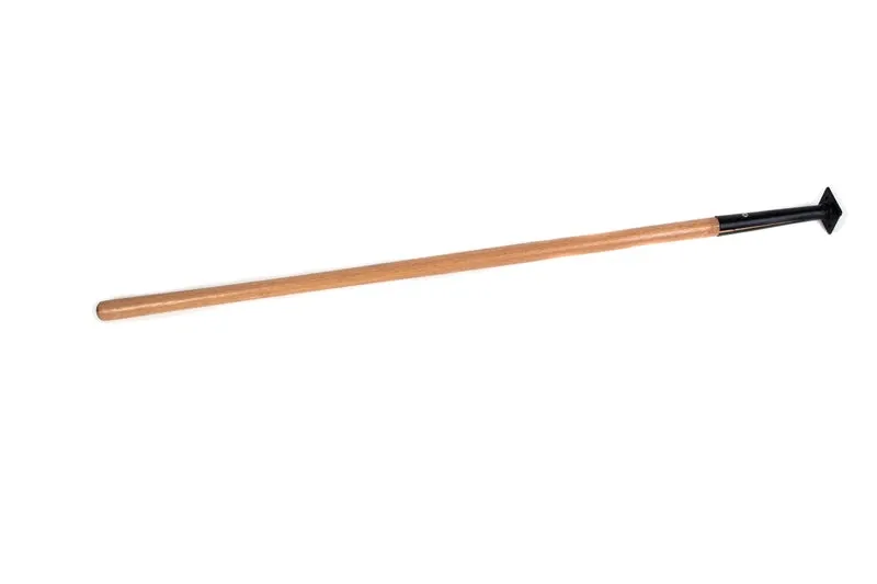 Wooden Handle with Metal Adapter for 6 Different Heads